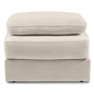 Lovesac Seat Cover Set: Seashell Solid Polylinen